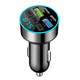 Walkerland Car Bluetooth Receiver Car U Disk Music Player Car Charger Car Charger Car Charger Black Car Bluetooth + Car Fast Charging + U Disk Playback
