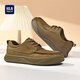 Hla Hailan Home Men's Shoes Año Nuevo y Autumn Big Toe Shoes Zapatos de trabajo Top bajo espesor Zapatos de cuero casual Haaxxm2Dad193 Naranja Amarillo Al 40