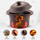 SPOUNR Genuine Subo fully automatic electric stew pot ceramic soup casserole household porridge artifact multi-functional purple casserole 6L black purple clay fast and slow stew model reservation heat preservation