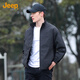 JEEP Jeep Men's Jacket Fashion Trend Versatile Stand Collar Outdoor Casual Sports Jacket Men Black L