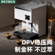 柏翠咖啡机家用意式半自动浓缩商用办公室小型一体机奶泡双锅炉独立热水PE3888pro 节日礼物 太空白+3755S磨豆机