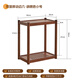 Jiayi sofa movable side table solid wood narrow side cabinet simple trolley living room coffee table small apartment tea table table