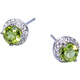 OEMG natural peridot opal emerald tanzanite sapphire earrings women's earrings turquoise earrings 925 silver inlaid. One option corresponds to one style. See the numbered picture.