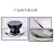 COOKER KING stainless steel pot lid household cooking pot lid 32cm 34cm frying pot lid universal transparent suitable for pots with inner diameter 36-37. 38 5cm