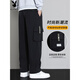 Playboy; Playboy Everly for Men 2025 Nuevo verano de piernas abiertas sueltas Straight Strain y otoño Pantalones largos casuales para hombres 9930 Gray L