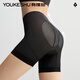 YOUKESHU hip-lifting and tummy-tightening pants 7A antibacterial mulberry silk crotch strong tummy-tightening seamless shaping waist summer thin body-shaping pants