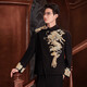 TOME BORNEK American Tommy New Chinese tunic men's wedding suit suit Chinese style groom wedding dress dragon pattern embroidery Yunqi suit jacket + pants M