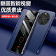 Xin Chengyou suitable for Huawei Enjoy 70X mobile phone case protective cover clamshell smart leather case sleep wake-up all-inclusive anti-fall business Vitality Edition Service Case Silent Night Black high-end plain leather case + tempered film + lens film Huawei Enjoy 70X Vitality Edition