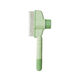 Cat and dog comb, knot-opening and floating hair artifact, pet self-cleaning comb, long hair massage, knotting and hair removal, two-piece care set, thin green + round hole nail scissors to solve the problem of hair loss from the inside out