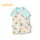 Balabala baby short-sleeved suit for boys and girls summer style overalls two-piece set 2025 fashionable 209225119203