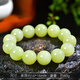 Jiada Baoya Hotan Jade Bracelet Men's Yellow Mouth Material Bracelet Women's Round Beads 16mm Xinjiang Ruoqiang High-end Collection Buddha Beads Chicken Oil Yellow Hotan Jade Bracelet