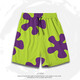 Patrick Star same style shorts men's summer loose pajamas Spongebob casual pants couple seaside beach pants [4XL size/160-180Jin[Jin equals 0.5kg]] Patrick Star shorts