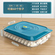 WCZ German dumpling storage box for refrigerator, freezer box, food-grade dumpling quick-frozen box, kitchen egg noodle box, Tiffany blue, one layer and one lid can hold 60 dumplings