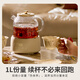 World KitchenAmerican Corning all-glass health kettle thermostatic kettle tea kettle tea kettle 1L office flower tea kettle kettle electric kettle kettle (tea leakage stewing cup upgrade)
