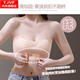 TJVF Large Size Strapless Underwear Women's Thin Large Breasts Show Small Gather Anti-Sagging Anti-Slip Bandeau Beautiful Back Bra Summer White XL 125-140Jin Jin equals 0.5 kg 883
