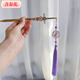 New Chinese-style hairpin with spring flowers, long tassels, cool feeling hairpin, ancient style Hanfu cheongsam headdress, sword hairpin for women, sword hairpin, silver naked hairpin