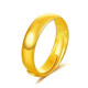 AYD Old Phoenix Gold Store Model Gold Smooth Ring Gold-clad Silver 999 Pure Gold Pure Silver Plain Ring Live Ring for Your Lover Smooth Live Ring Comes with Saturday Blessing Gift Box + Certificate Invoice