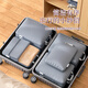 Bonnymeijia Travel Clothing Compression Storage Bag Portable Business Travel Suitcase Clothing Packing and Organizing Bag 2 Pack Gray