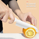 Andena fruit knife stainless steel sharp household melon and fruit knife kitchen peeling knife dormitory portable knife slitting fruit and vegetable knife sharp brown texture fruit knife 1