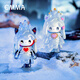 Yunya Emma Secret Forest Trendy Blind Box Genuine Vinyl Cute Doll Handmade Office Desktop Ornament Girl Gift Blizzard Villa Script Killing Blind Box (Single Box)
