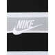 Nike Herren Striped bequeme atmungsaktive Lapel-Sports und ungezwungene Kurzärmer-T-Shirt FN3897 Schwarz und Weiß FN3897-010 L