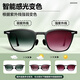 Xiaofengxian Fishing Color Changing Lightweight Sunglasses Folding Fishing Anti-UV Sunglasses Clip-on Polarized Glasses