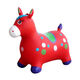 Jumping horse, 1-3 years old, children's inflatable toy with music, enlarged and thickened leather horse, baby riding, jumping deer mount, ordinary horse (without music), random color