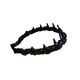 Idel beaded headband for women 2025 new style toothed hair headband high skull hairpin birthday gift for girlfriend F3259 black wrapped beaded headband