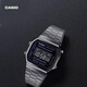 CASIO Watch Flagship Store Matrix Waterproof Student Men's Quartz Electronic Watch Small Black Watch New Year's Gift A168WGG-1BDF