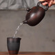 Purple pottery Xishi pot large capacity teapot pure hand carved Fengming pot Jianshui raw mine household tea set Purple pottery Xishi pot 500ml