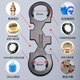 Niuxiang faucet bubbler valve core cover special wrench mixing valve installation and disassembly shower multi-functional repair tool faucet valve core wrench 1