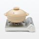 MUJI Eternal Ware Casserole, Stew Pot, Cooking Pot, Transparent Glaze, Household Soup Pot, Transparent Glaze/2~3 People/1600ml