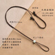 Oein pendant rope necklace safety buckle lanyard jade pendant lanyard pendant high-end woven jade pendant jade pendant special black rope about 1.5mm thick no need to tie