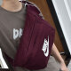 Nike (Nike) Crossbody-Tasche Herrenbeutel Frauenbeutel Taillenbeutel Sportset Casual Bag Outdoor-Fitness-Taschen Umhängetasche Chest-Tasche Ba5751-681 Wein rot
