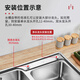 Jingwanhui universal water purifier accessories household direct drinking machine water purifier faucet kitchen sink vegetable basin single faucet (supplied with connector) W963