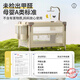 Trimigo crib multi-functional bed splicing folding baby sleeping bed newborn changing table fence game baby rocking bed Pickup Zhenxiang multi-functional crib mosquito net + changing table + mattress + storage basket + bed bell