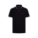 Tommy Hilfiger [transpirable y cómodo] Primavera y verano Border de malla de perlas Border de manga corta Poloj9195 Black Beg Xs