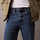 
Calvin KleinJeans [Replica 90 Series] 25 Spring and Summer Men and Women Same Model ck Retro Straight Jeans 4RB701G U1W-Denim Light Blue 32