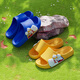 Pig Daddy Children's Slippers Boys' Summer Home Indoor Bath Non-Slip Middle-Grade Baby Ultraman Sandal Slippers Yellow 22