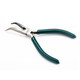 SATA Chrome Vanadium Steel Curved Nose Electronic Needle Nose Pliers Tool 6 70623
