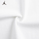 NIKE JORDAN Nike AJ boys pure cotton short-sleeved T-shirt 2025 summer new color logo children's short-sleeved pure white cotton 110/56 recommended height 104-110cm