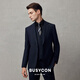 BUSYCON High-End Suit Suit Business Casual Suit Men's Groom Wedding Dress Wedding Professional Wear Formal Three-piece Set Navy Blue (Top + Pants) High Quality 3XL 56 Reference Weight 180-190Jin Jin is equal to 0.5 kg