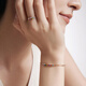 Chow Tai Fook ENZO Rainbow Series 18K Gold Colorful Gemstone Diamond Bracelet for Women EZV8013