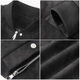 WYBT shopping mall same style 2025 new suede jacket men's spring and autumn casual baseball uniform retro trendy brand coffee XL (140-160Jin Jin equals 0.5kg)