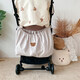 Ins Korean style baby stroller storage bag, outing bottle diaper storage bag, stroller storage bag, black, about 70*40