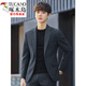 Woodpecker (TUCANO) suit men's spring and autumn Korean style handsome high-end casual business formal jacket slim small suit dark gray suit 19 (wool thick style) S 90-105Jin Jin is equal to 0.5 kg