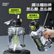 Cuidahuang Sports Water Cup Ton Cup Large Capacity Ton Bucket Sports Water Bottle Plastic Water Cup Black 2200ml