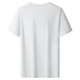 LIMENG men's and women's plain 180g cotton short-sleeved T-shirt round neck loose T-shirt bottoming shirt white XL