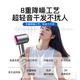 Laifen Yuexiang Series Hair Dryer High Power Household Silent Negative Ion Hair Care Hair Dryer Bladeless High Speed Hair Dryer Ceramic White-Five Nozzles Billion-Level Moisturizing Negative Ions Constant Temperature Hair Care