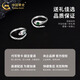 China Gold (CHINA GOLD) S925 Silver Ring Female Jade Snake Ring Curly Snake Zodiac Snake Zodiac Year Birthday Gift for Girlfriend and Wife Snake Ring Light Jade-Brand Gift Box